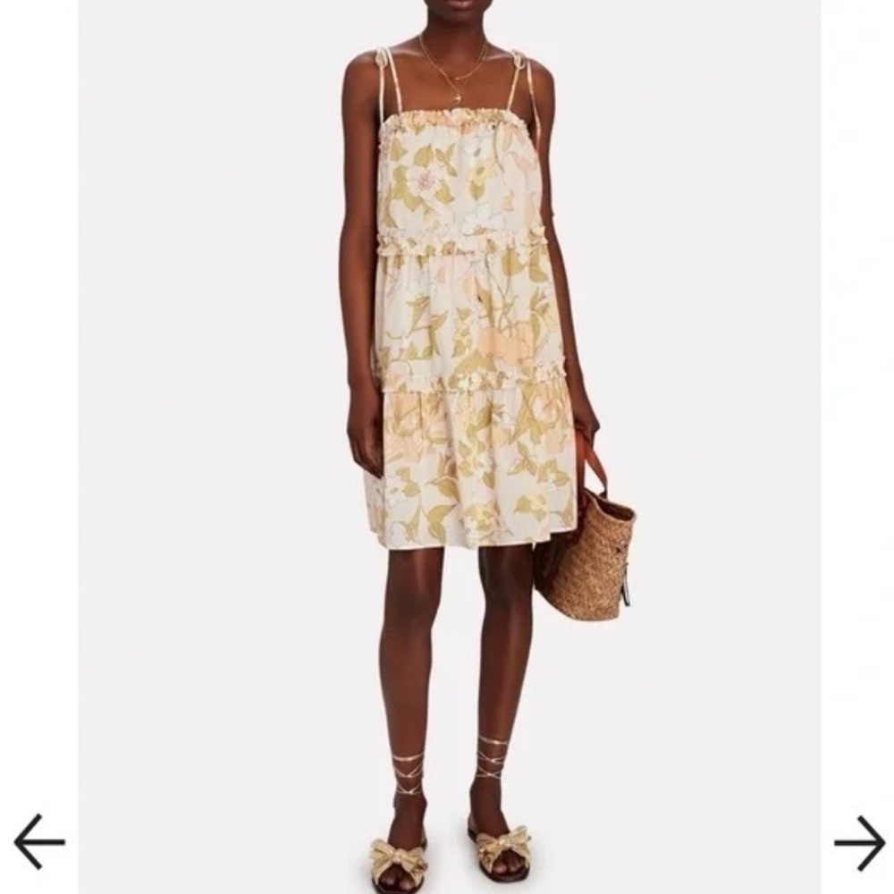 New Rails Sz Sm Caralyn Floral Tiered Sun Dress
